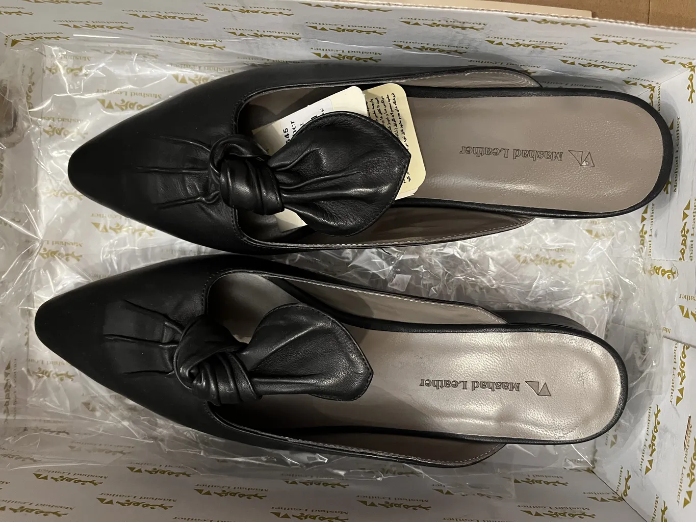 صندل زنانه چرم مشهد مدل j2545