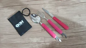 تجریه خرید قاشق و چنگال سفری اکسین مدل تاشو ST3