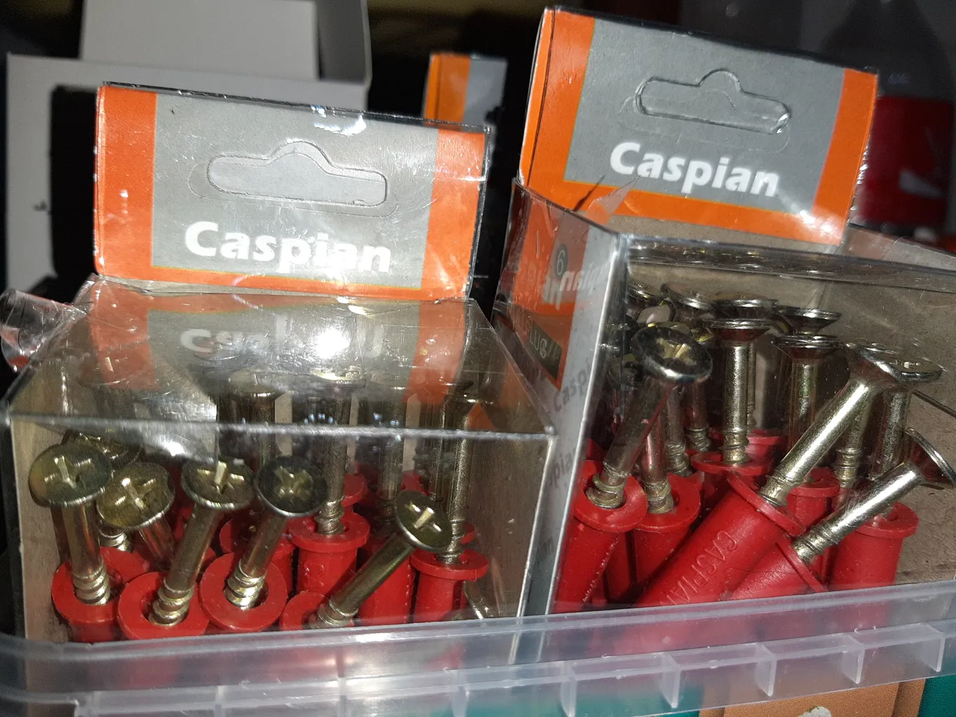 پیچ و رول پلاک کاسپین مدل DT-456 بسته 60 عددی