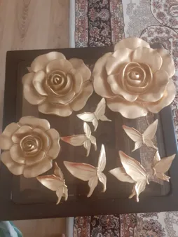 دیوارکوب طرح پروانه کد P01 مجموعه ۷ عددی