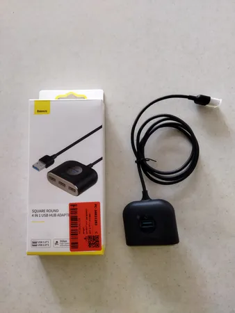 هاب 4 پورت USB 2.0 باسئوس مدل CAHUB-AY