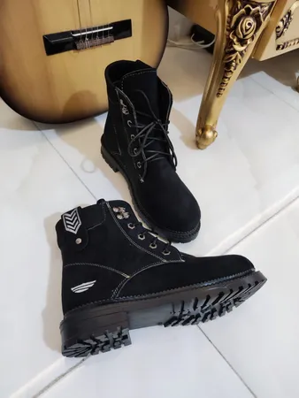 نیم بوت زنانه راكى وینتر مدل BLK