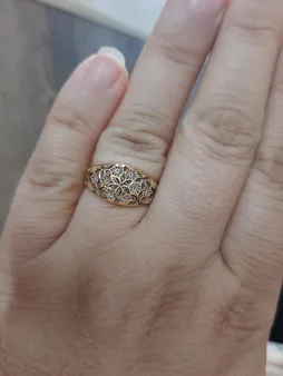 نیم ست طلا 18 عیار زنانه طلای مستجابی مدل آوا کد 67138