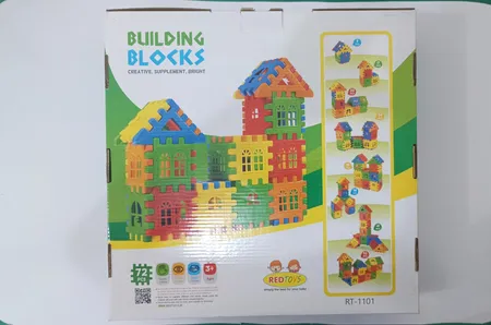بازی ساختنی بلوک های خانه سازی 72 تکه