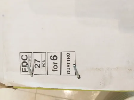 سرویس 28 پارچه چینی زرین ایران سری کواترو مدل مونت کارلو