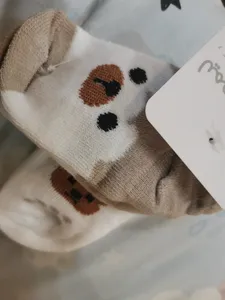 تجریه خرید جوراب نوزادی لیمونار گالری مدل تدی کد 01 بسته 2 عددی