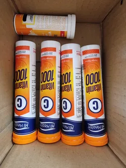 قرص جوشان ويتامين ث 1000 های Health بسته 20 عددی