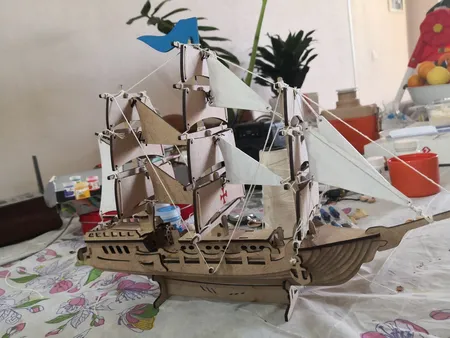 ساختنی مدل کشتی بادبانی