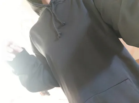 هودی مردانه کد WB182 رنگ مشکی