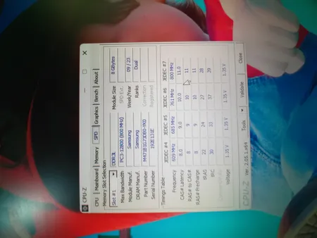 رم لپ تاپ DDR3L دو کاناله 1600مگاهرتز cl11 سامسونگ مدل PC3L-12800S ظرفیت 8 گیگابایت