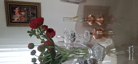 چراغ گردسوز مسی مدل ناصرالدین شاه کد ZH139.1