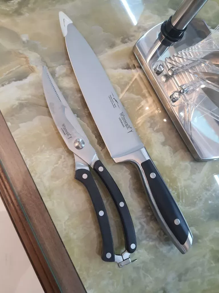 سرویس چاقو آشپزخانه 10 پارچه وینر کد W7335P به همراه چاقو تیزکن