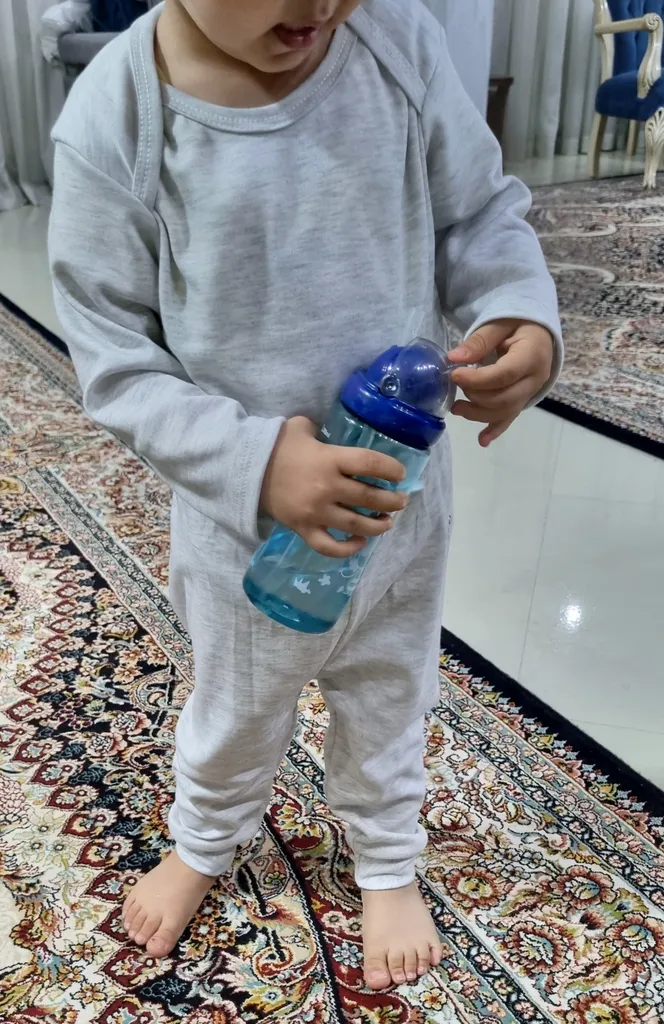 ست بادی و شلوار نوزادی نیل کوک مدل Dual-Choco مجموعه 2 عددی