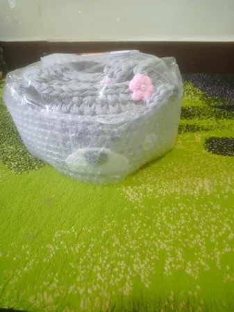 ست سبد وسایل کودک مدل طرح خرسی مجموعه 4 عددی