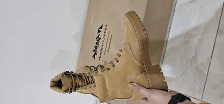 نیم بوت زنانه چرم مشهد مدل J2640-014