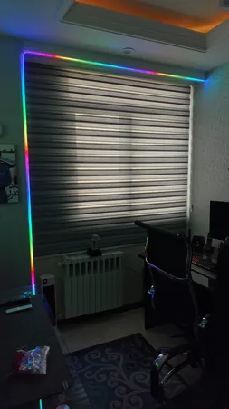 ریسه نئون فلکسی مدل 12V-RGB طول 4 متر