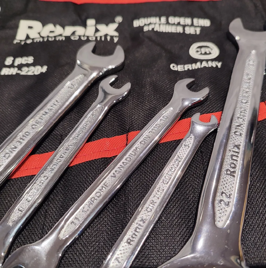 آچار دو سر تخت رونیکس مدل RH-2204 مجموعه 8 عددی