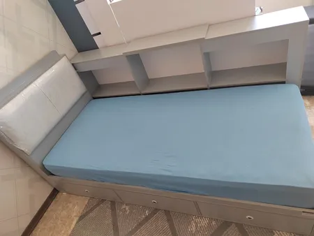 تخت خواب یک نفره مدل شلف سایز 90×200 سانتی متر