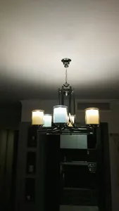 تجریه خرید لوستر 6 شعله تابنده مدل آتن