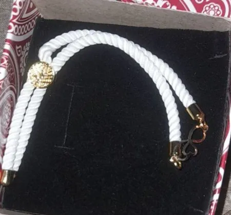 دستبند طلا 18 عیار زنانه مدل قلب و بینهایت