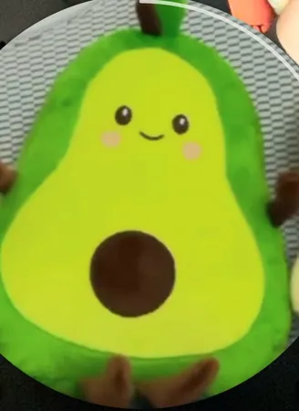 عروسک طرح آووکادو مدل JIMI110 ارتفاع 35 سانتی‌متر