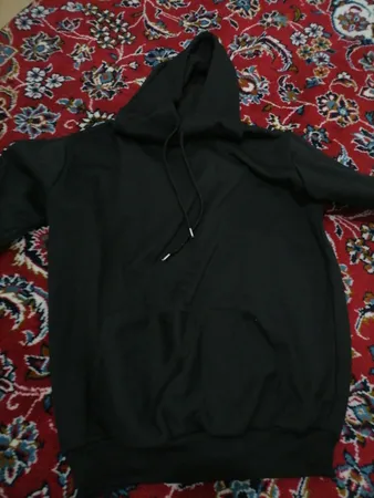 هودی مردانه کد WB182 رنگ مشکی