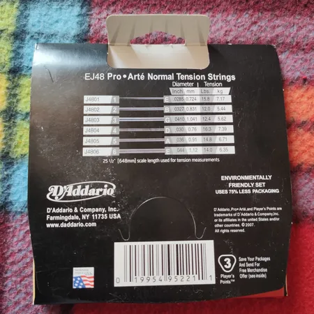 سیم گیتار کلاسیک مدل EJ48 PRO