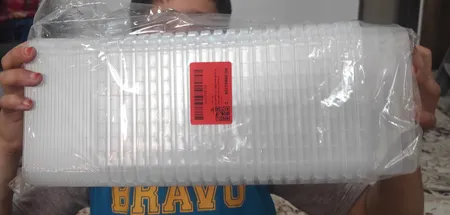 ظرف نگهدارنده پولاد پویش مدل فریزری و مایکروویوی کد 400cc بسته 20 عددی