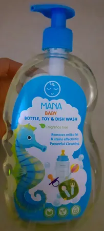 مایع شوینده و ضدعفونی کننده شیشه شیر مانا مدل پمپی حجم 750 میلی لیتر