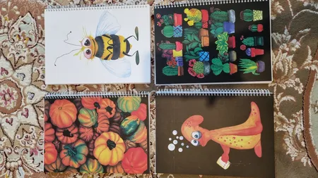 دفتر مشق 80 برگ انتشارات آیین شریعت کد 20 مجموعه 4 عددی