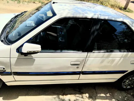 برچسب آبی سپر و زه بغل درب خودرو قطعه سازان کبیر مدل CHS-PARS20M-30572 مناسب برای پژو پارس