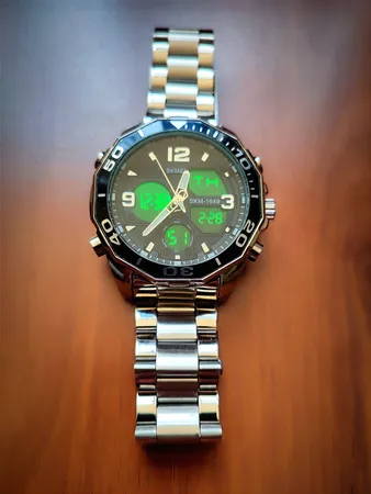 ساعت مچی عقربه‌ای مردانه اسکمی مدل 1649BK-SI