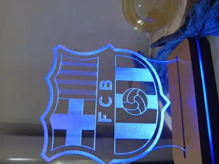 چراغ خواب طرح تیم بارسلونا کد 1065