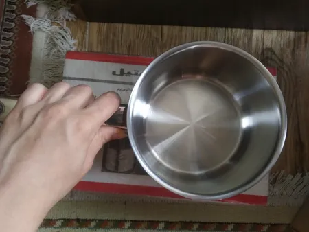 شیر جوش پارس استیل مدل کف سه لایه کد 140 سایز 14