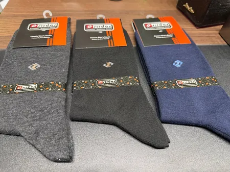 جوراب ساق بلند مردانه سیرداش مدل 394 بسته 3 عددی