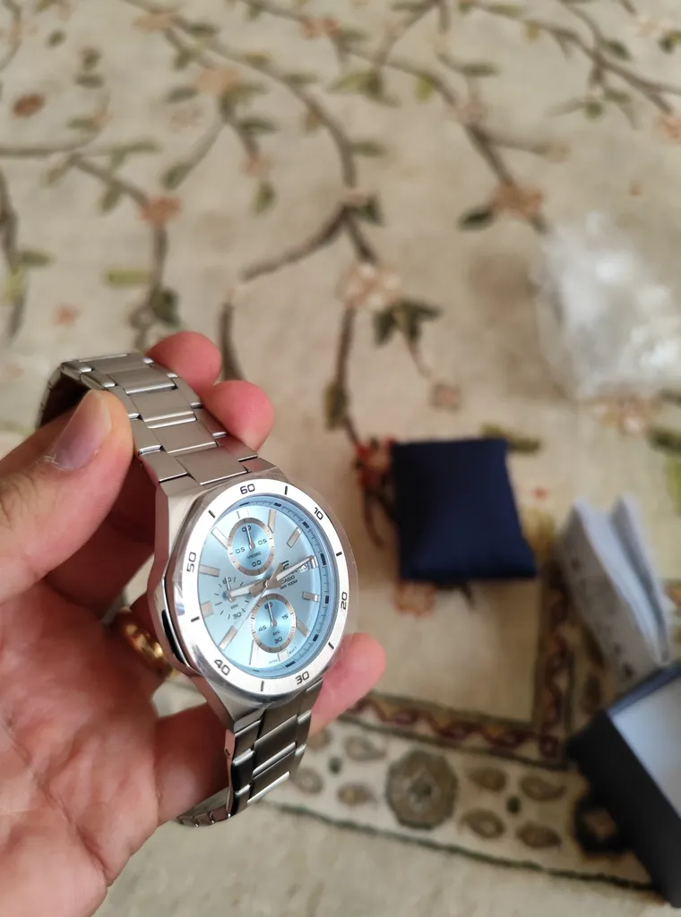 ساعت مچی عقربه‌ای کوارتز مردانه کاسیو مدل EFV-640D-2BVUDF