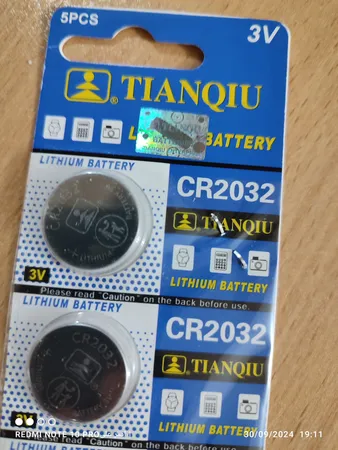 باتری سکه ای تیانکیو مدل CR2032 بسته 5 عددی