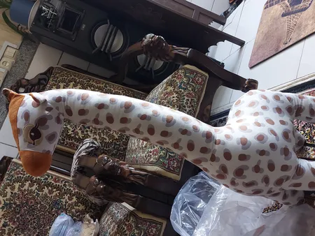 عروسک مدل زرافه ارتفاع 100 سانتی متر