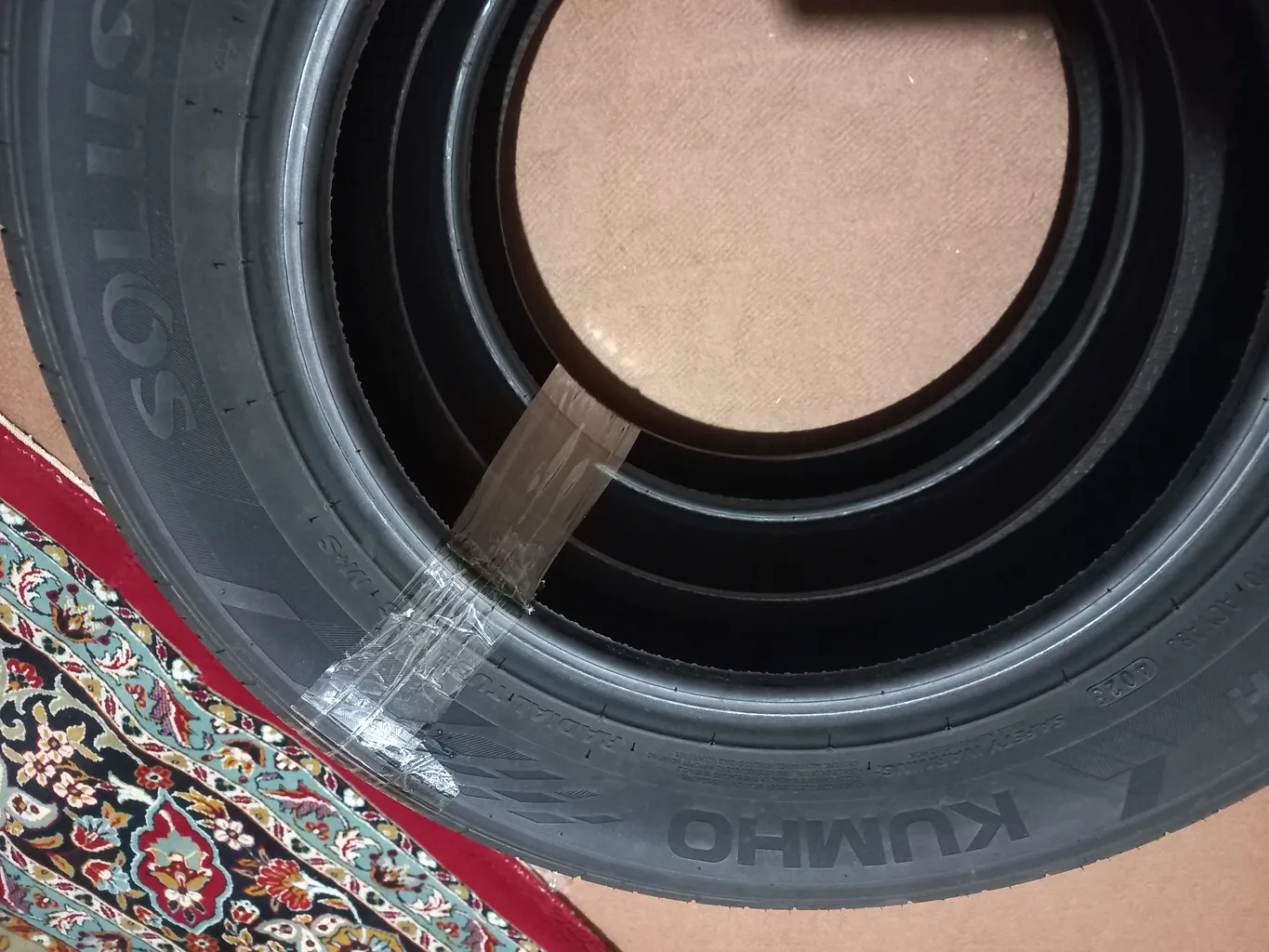 لاستیک خودرو کومهو تایر مدل ta21 سایز 175/60/13 - دو حلقه