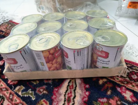 کنسرو لوبیا میکس پرو - 370 گرم بسته 12 عددی