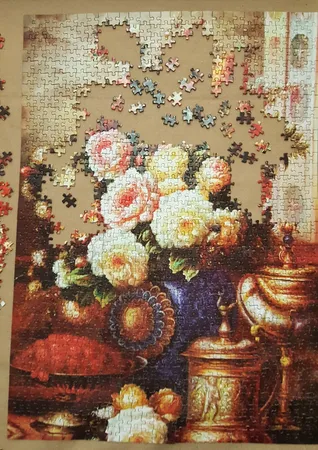 پازل 1000تکه فاکس پازل طرح گل کد 62168