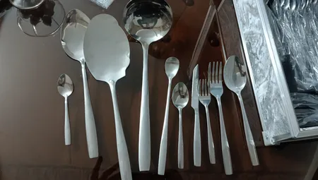 سرویس قاشق و چنگال 128 پارچه وینکس مدل STAINLEES-STEEL