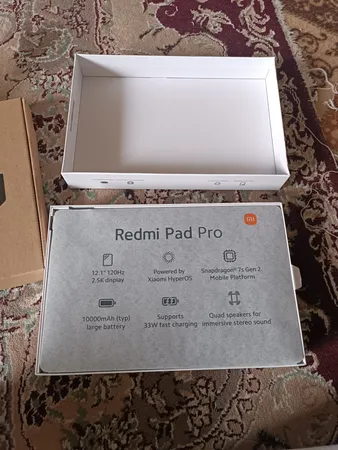 تبلت 12.1 اینچ شیائومی مدل Redmi Pad Pro ظرفیت 256 گیگابایت و رم 8 گیگابایت