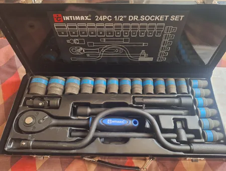 آچار بکس صنعتی فشارقوی اینتیمکث کد 4154 مجموعه 24 عددی