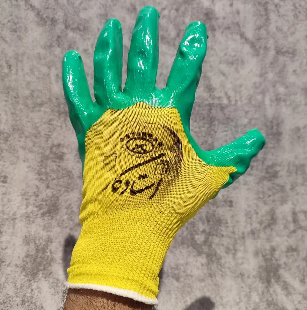 دستکش کار مدل 1009 مجموعه 9 عددی