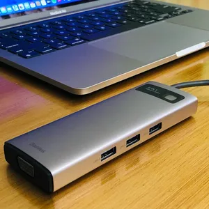 تجریه خرید هاب 8 پورت USB-C باسئوس مدل CAHUB-CV0G
