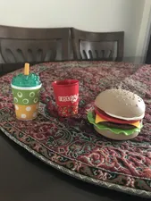 تجریه خرید ست اسباب بازی فست فود زینگو مدل همبرگر و نوشیدنی