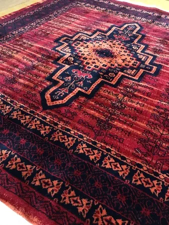 فرش ماشینی دنیای فرش مدل هخامنش سنتی کد 1908