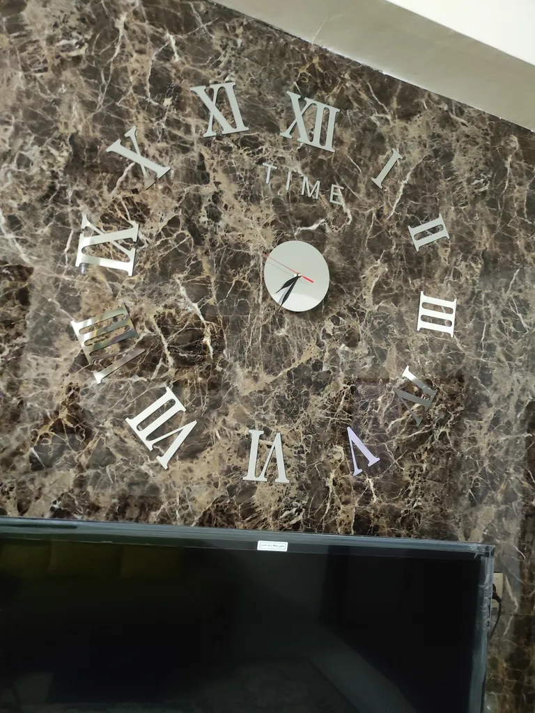 ساعت دیواری دکوراتیو مدل طرح رومی سایز 120