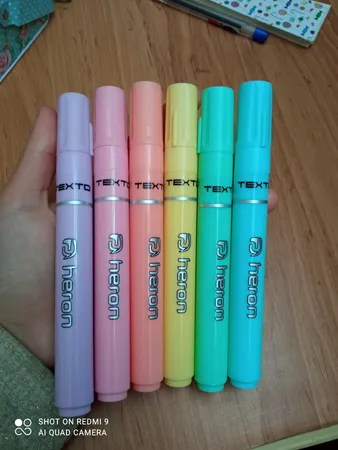 ماژیک علامت گذار هرون مدل پاستلی مجموعه 6 عددی